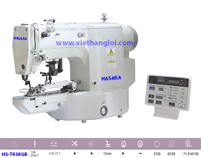 high-speed electronic button attaching sewing machine