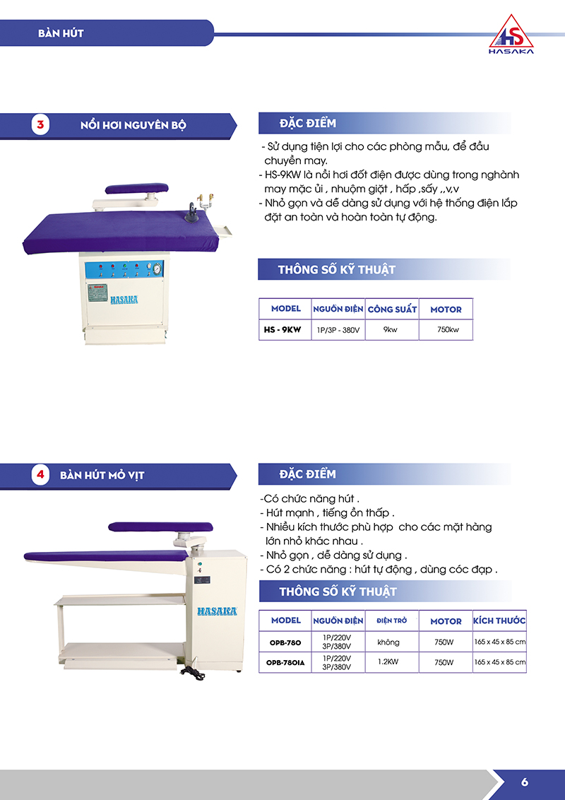 combo nồi hơi bàn hút hasaka