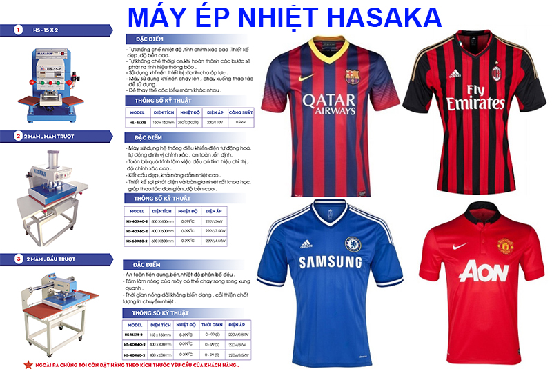 máy ép nheiệt hasaka